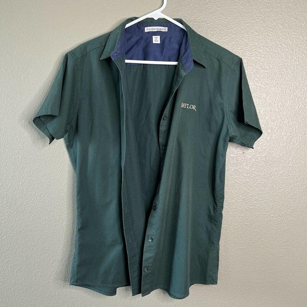 Women’s Vintage Baylor button up t shirt - Port Authority - Torn Sleeve